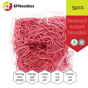 Beetroot Air Dried Instant Noodles (健康红菜头面)