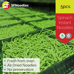 Load image into Gallery viewer, Spinach Air Dried Instant Noodles (健康菠菜面)
